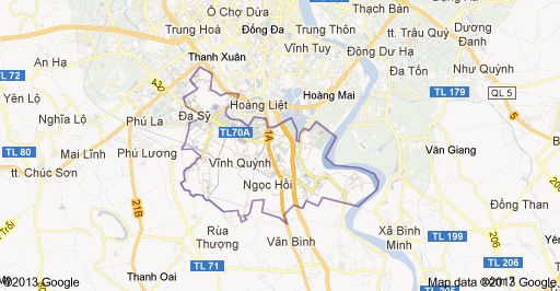 Lắp đặt camera tại huyện Thanh Trì Hà Nội