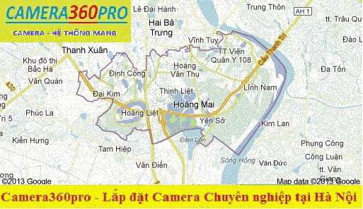 Lắp đặt camera tại quận Hoàng Mai Hà Nội