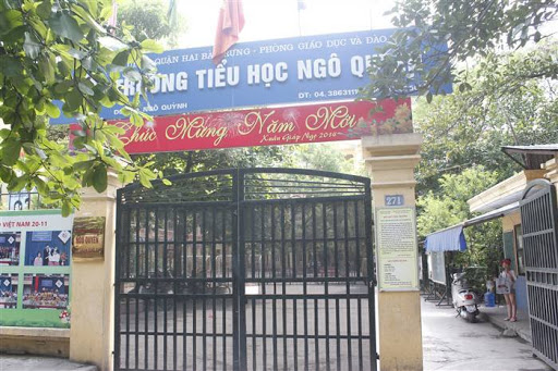 Lắp đặt camera tại phường Quỳnh Lôi - trường tiểu học Ngô Quyền